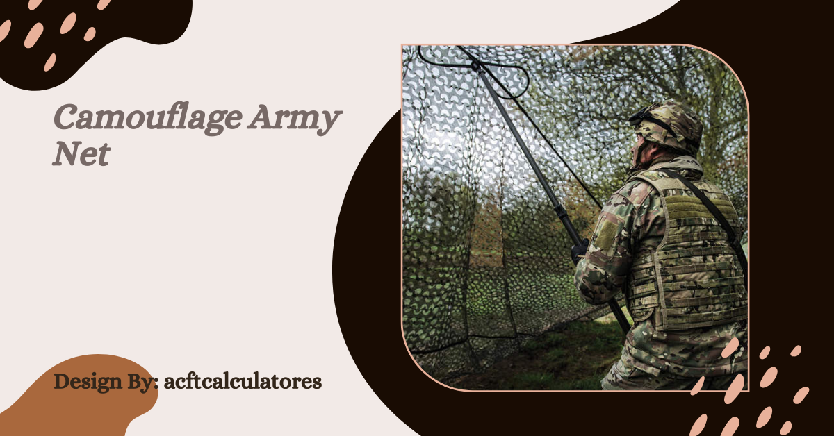 Camouflage Army Net